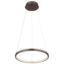 Pendul Globo RALPH metal, plastic, cafeniu, transparent, LED, 3000K, 19W, 980lm - 67192-19BR