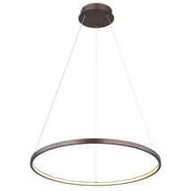 Pendul Globo RALPH metal, plastic, cafeniu, transparent, LED, 3000K, 29W, 1400lm - 67192-29BR