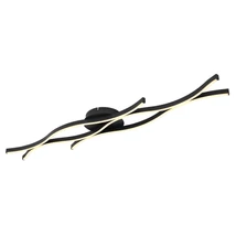 Plafoniera Globo GERONIMO metal, plastic, negru, LED, 3000K, 35W, 1220lm - 67206D