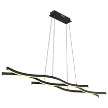 Pendul Globo GERONIMO metal, plastic, negru, LED, 3000K, 35W, 1270lm - 67206H