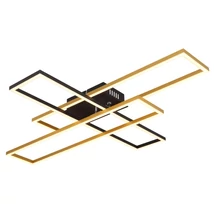 Plafoniera Globo DAKARI metal, negru, auriu, LED, 40W, 3000K, 1650lm - 67208-40G