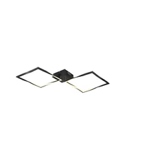 Plafoniera Globo MAXXY metal, plastic, negru, LED, 3000K, 24W, 1200lm - 67213D