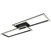 Plafoniera Globo JEPP metal, acril, negru, transparent, LED-RGB, 40W, 2500lm - 67278-40