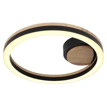 Plafoniera Globo BEATRIX metal, lemn, plastic, negru, maro, LED, 3000K, 12W, 600lm - 67298D