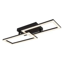 Plafoniera Globo SAPENA metal, acril, negru,transparent, LED, 20W, 1640lm, 4000K - 67328-20C