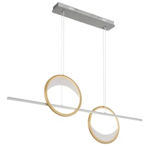 Pendul Globo UMBRA metal, acril, argintiu, transparent, LED, 40W, 2700K-6500K, 300-1761lm - 67333-40H