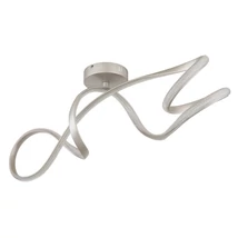 Plafoniera Globo SWIRL metal, acril, nichel, alb, LED, 30W, 4000K, 2950Lm - 67341DN