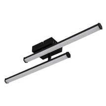 Plafoniera Globo KIRINA metal, plastic, negru, alb, LED, 12W, 3000K, 860Lm - 67342-12