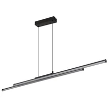 Pendul Globo KIRINA metal, plastic, negru, alb, LED, 24W, 3000K, 1800Lm - 67342-24H