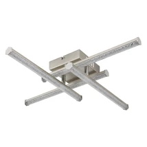 Plafoniera Globo KIRINA metal, plastic, crom, nichel, transparent, LED, 24W, 4000K, 1840Lm - 67346-24