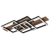 Plafoniera Globo JEFFRY metal, lemn, plastic, negru, maro, alb,LED, 24W, 3000K, 1300Lm - 67350-24