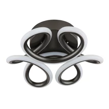 Plafoniera Globo MELISAND metal, silicon, antracit, alb, LED, 24W, 2700-4000-6000K, 1400Lm - 67386-24A