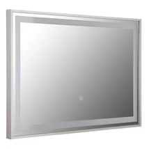 Oglinda Globo RIVAS metal, oglinda, plastic, nichel, LED, 10W, 2700-4000-6500K, 512Lm - 84036