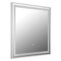 Oglinda Globo RIVAS metal, oglinda, plastic, nichel, alb, LED, 10W, 2700-4000-6500K, 512Lm - 84037