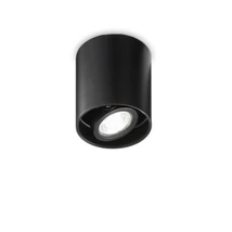 MOOD PL1 D09 ROUND NERO - IdealLux-243924 - Plafoniera