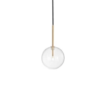 Pendul IdealLux EQUINOXE SP1 D15 OTTONE metal, stical, alama, transparent, G4, 3000K, 2W, 160lm - 277370