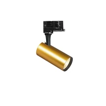 Sursa de lumina pentru sistem cu sina trifazata IdealLux FOX 08W CRI80 ON-OFF GD metal, alama, LED, 3000K, 8W, 1000lm - 283920