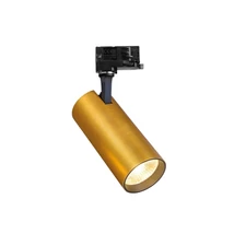 Sursa de lumina pentru sistem cu sina trifazata IdealLux FOX 25W CRI80  ON-OFF GD metal, alama, LED, 3000K, 25W, 2950lm - 283944