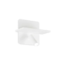 Aplica de perete IdealLux PIANO AP BIANCO fém, alb, LED, 3000K, 10W, 730lm - 287317