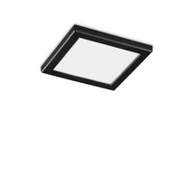 Plafoniera IdealLux AURA PL SQUARE NERO plastic, negru, LED, 3000K, 20W, 1950lm - 290812