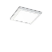 Plafoniera IdealLux AURA PL SQUARE BIANCO plastic, alb, LED, 3000K, 20W, 1950lm - 290836