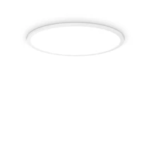 Plafoniera IdealLux FLY SLIM PL D60 metal, plastic, alb, LED, 3000K, 53W, 7500lm - 292250