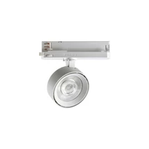 Sursa de lumina pentru sistem cu sina trifazata IdealLux POV TRACK ROUND WH metal, alb, LED, 3000K, 22W, 1750lm - 296340