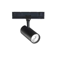 Sursa de lumina pentru sistem cu sina trifazata IdealLux FOX 15W CRI90 DALI BK metal, negru, dimabil (DALI), LED, 3000K, 15W, 1400lm- 302577