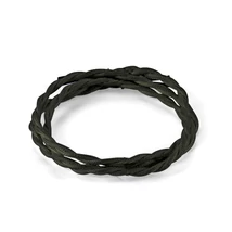 Cablu IdealLux CAVO TESSUTO INTRECCIATO 10M NERO negru, 2x0,75, 10m - 303079
