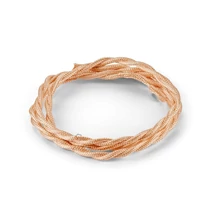 Cablu IdealLux CAVO TESSUTO INTRECCIATO 10M RAME cupru, 2x0,75, 10m - 303093