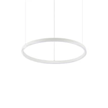 Pendul IdealLux ORACLE SLIM SP D050 ROUND DALI WH metal, plastic, alb, dimabil (DALI), LED, 3000K, 29W, 3000lm - 304373