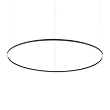 Pendul IdealLux ORACLE SLIM SP D150 ROUND ON-OFF BK metal, plastic, negru, LED, 4000K, 89W, 9650lm - 304472