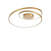 Plafoniera IdealLux OZ PL DALI OTTONE metal, alama, dimabil (DALI), LED, 3000K, 48W, 5200lm - 304533