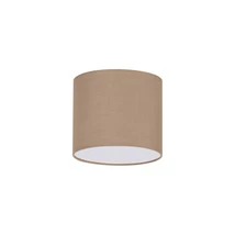 Abajur IdealLux SET UP PARALUME CILINDRO D16 TORTORA textil, plastic, gri - 304601