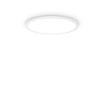 Plafoniera IdealLux FLY SLIM PL D45 metal, plastic, alb, LED, 4000K, 26W, 3900lm - 306667