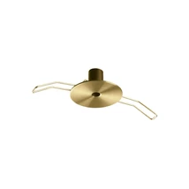 Baza de corp incastrat IdealLux ROSONE RECESSED OTTONE BRUNITO metal, alama - 307121