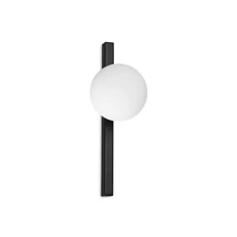 Aplica de perete IdealLux BINOMIO AP1 metal, sticla, negru, alb, G9 - 310664