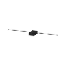 Aplica de perete IdealLux THEO AP D075 metal, plastic, negru, alb, LED, 3000K, 13.5W, 870lm - 311760