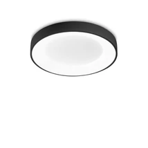 Plafoniera IdealLux PLANET PL D40 metal, plastic, negru, alb, LED, 3000K, 23W, 2100lm - 312330