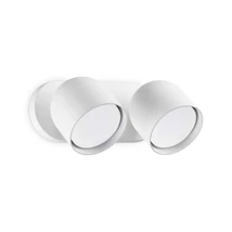 Aplica de perete IdealLux DODO AP2 metal, alb, GX53 - 314136