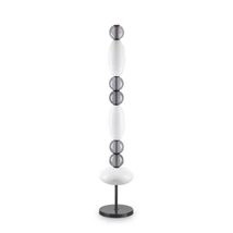 Lampadar IdealLux LUMIERE PT metal, sticla, negru, alb, gri, LED, 3000K, 53W, 7350lm - 314198