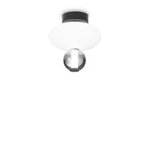 Plafoniera IdealLux LUMIERE-2 PL metal, sticla, negru, alb, gri, LED, 3000K, 18W, 2350lm - 314228