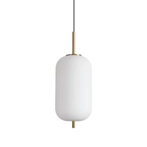 Pendul Ideallux UMILE-2 SP1 metal, sticla, auriu, alb, LED, 20W, 2050lm, 3000K - 314952