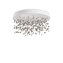 Plafoniera IdealLux ARMONY PL D75 metal, sticla, alb, crom, LED, 3000K, 77W, 6750lm - 315812
