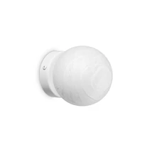 Aplica de perete IdealLux CARTA AP1 D10 metal, plastic, alb, G9 - 317090