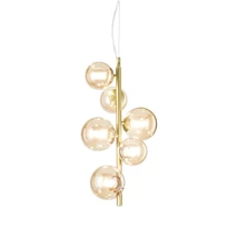 Pendul IdealLux PERLAGE SP6 metal, sticla, alama, G9 - 317793