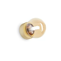 Aplica de perete IdealLux PERLAGE AP1 metal, sticla, alama, G9 - 317809