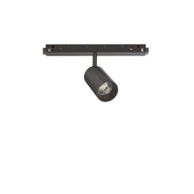 Sursa de lumina pentru sina magnetica IdealLux EGO TRACK SINGLE metal, negru, LED-48V, 4000K, 8W, 900lm - 317984