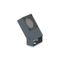 Lampa decorativa exterior Ideallux SIRIO PR1 ANTRACITE metal, sticla, antracit, transparent, GX53, IP65 - 318233