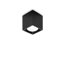 Plafoniera IdealLux DOT PL SQUARE metal, acril, negru, alb, LED, 3000K, 4W, 370lm - 319803